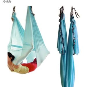 Aerial Yoga Hammock in Light Blue
